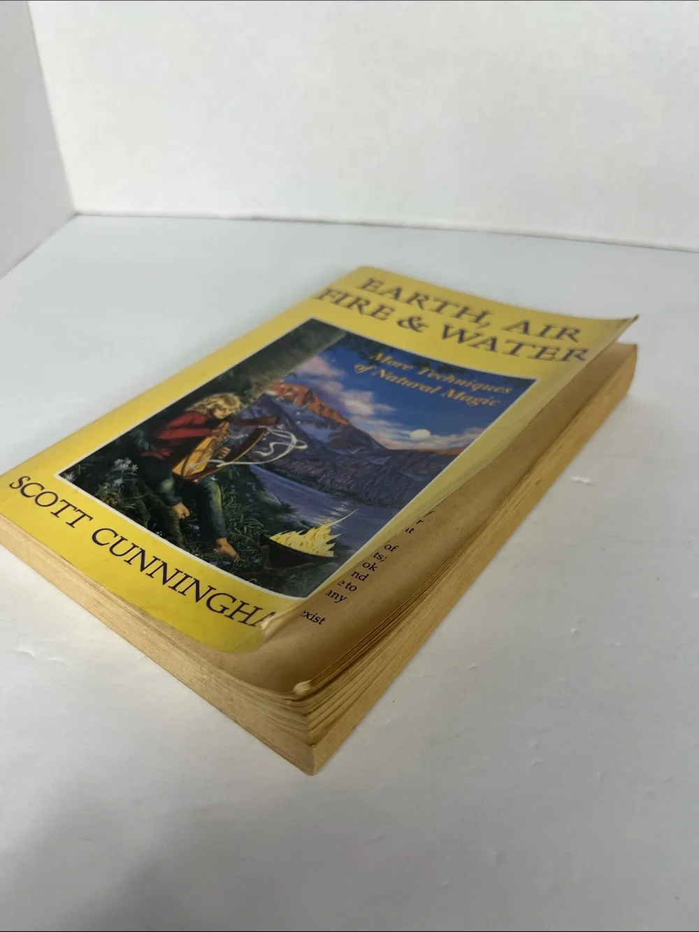 Scott Cunningham Pagan Book Set Whispers of the Moon & Earth Air Fire and Water